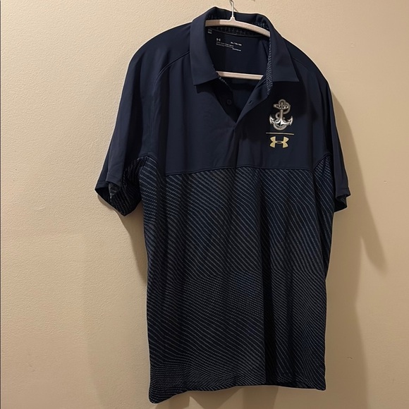 Under Armour Men's untied States Navy Polo Shirt - XL - golf - great condition - Picture 1 of 6